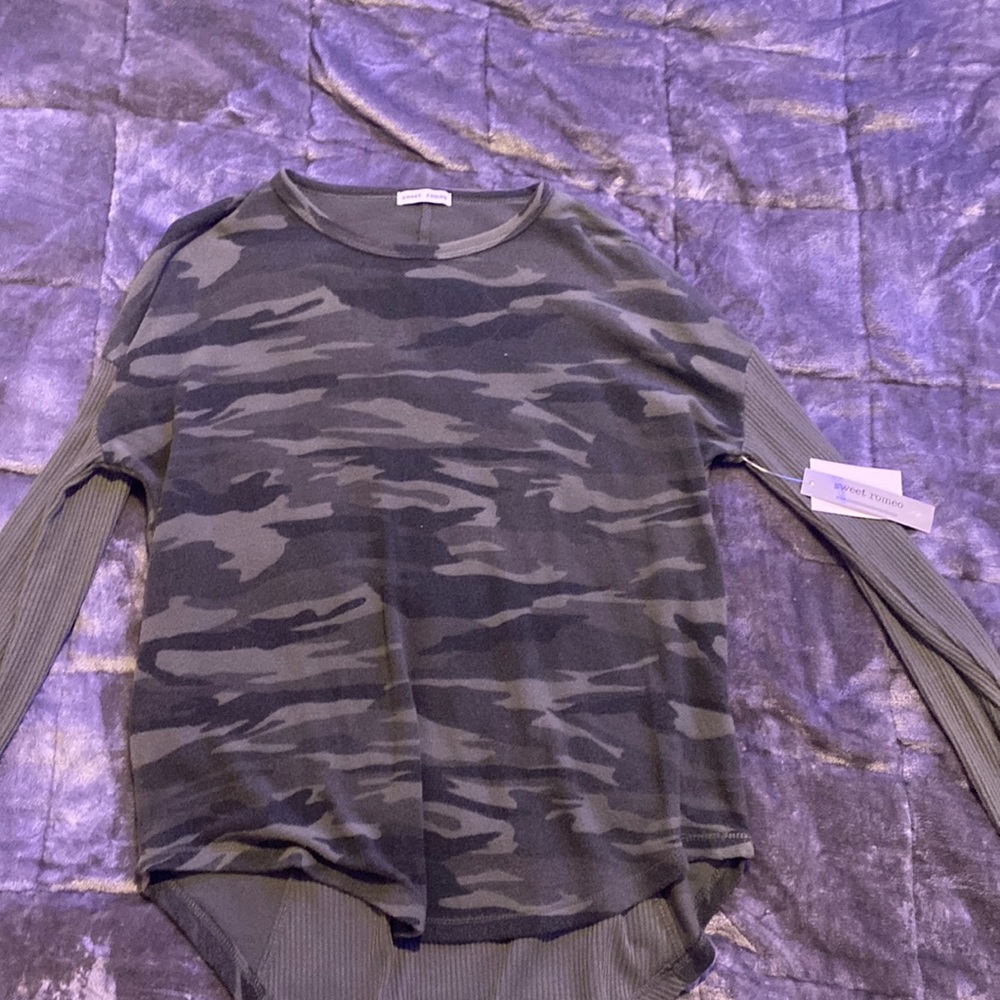 camouflage sweater